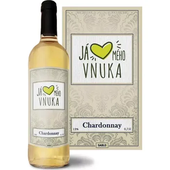 Víno Sablio Bílé víno Já miluju mého vnuka: 0,75 l