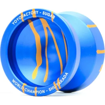 Jojo JOJO-YOYO YOYOFACTORY Sugar – Shu Takada Signature Unresponsive Yoyo | BLUE-GOLD