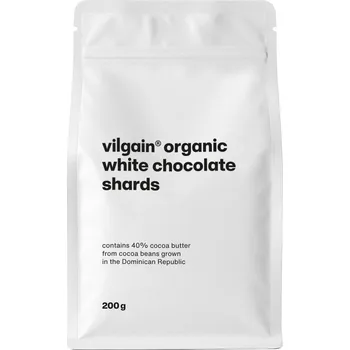 Čokoláda Vilgain Lámaná čokoláda BIO – 40% bílá čokoláda 200 g