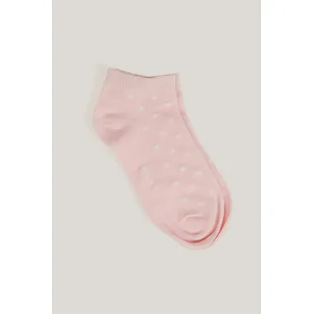 Dámské oblečení PONOŽKY GANT DOT ANKLE SOCKS SALMON