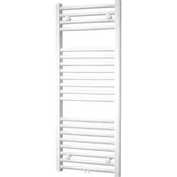 Mereo Otopný žebřík, rovný, 450x1850 mm, bílý, středové připojení MT04S