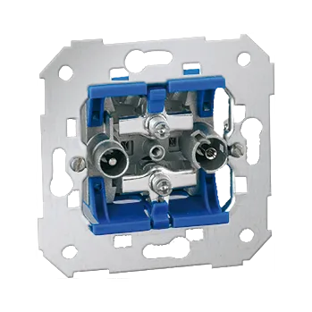 Elektrická zásuvka Zásuvka anténní R/TV+SAT , průchozí, Simon 82 75467-69