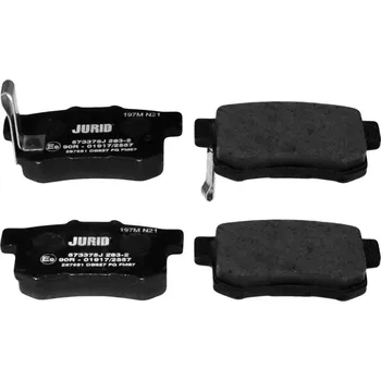 Brzdová destička Sada brzdových destiček, kotoučová brzda JURID 573375J