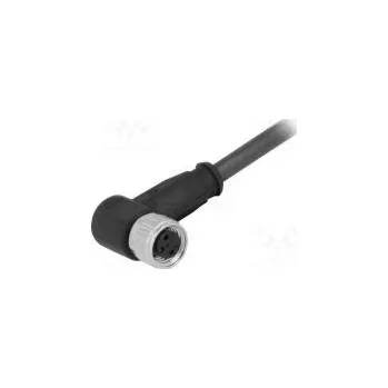 Elektrická zásuvka Konektor M8 zásuvka PIN 3 úhlové 90° s kabelem zástrčka 1,5m