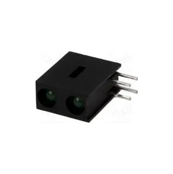 Dioda LED zakrytovaný zelená 3mm Poč.diod 2 20mA 40° 2,2÷2,5V