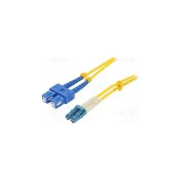 Počítač Světlovodný patch cord LC/UPC,SC/UPC 2m LSZH žlutá Økab 3mm