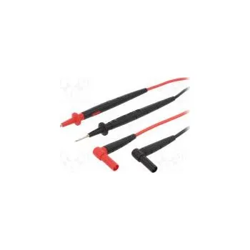 Sada měřicích šňůr měřicí hrot x2,úhlový banánek 4 mm x2