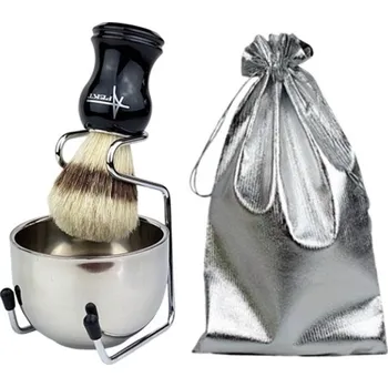 ŠTĚTKA NA HOLENÍ PŘÍRODNÍ VLAS TYGLÍK MISKA NA MÝDLO NA HOLENÍ