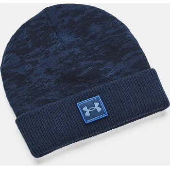 Čepice Chlapecká čepice Under Armour UA Graphic Knit Beanie 1365939-408 Modrá OSFM