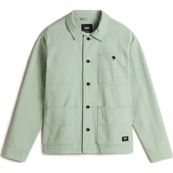 Pánská mikina bunda pánská VANS Drill Chore Canvas Jacket Gray Olive - XS