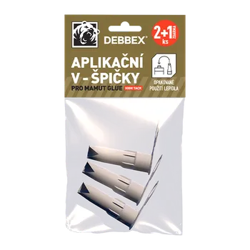 Průmyslové lepidlo Den Braven Náhradní aplikační V-špičky pro lepidla MAMUT GLUE 2+1 ZDARMA