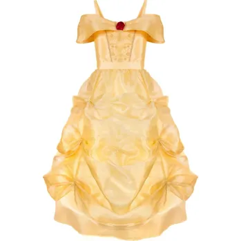 Dívčí šaty Princeznovské šaty Bella Great Pretenders - Kráska a zvíře 5-6 let