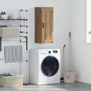 Příborník do zásuvky Nástěnná skříňka Artisanový dub 34,5 x 34 x 90 cm