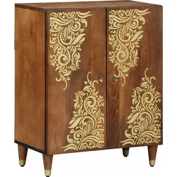 Komoda Příborník z mangového dřeva, hnědý, 60 x 33 x 75 cm