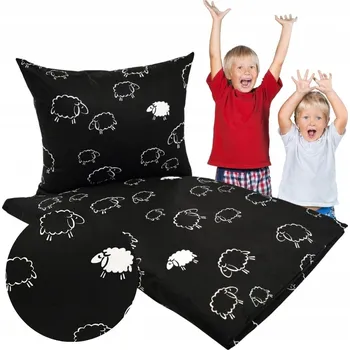 Povlečení Sada povlečení Głęboki Sen 100 x 160 cm černá