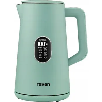 Rychlovarná konvice Rychlovarná konvice RAVEN EC024M 1,5 l 1800 W Regulace teploty Zelená