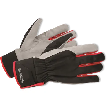 Pracovní rukavice Pracovní rukavice CARPOS VELCRO šedo/červené (12 ks), XL