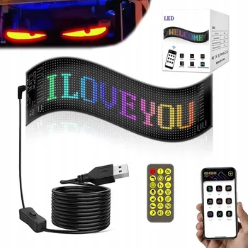 Reklamní LED panel Automobilová lampa do auta LED pásek Ďábelské oči Nákladní automobil TIR