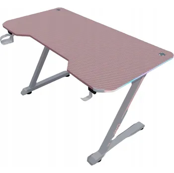 Počítačový stůl Herní stůl COBRA CRF4575RGB Růžový