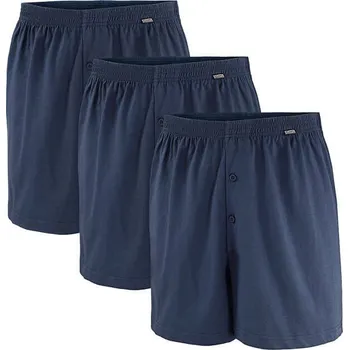 Velké volné pánské boxerky Adamo 129610-390 3 pak tmavě modré (4XL)