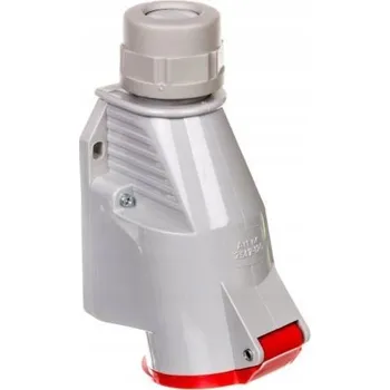 Elektrická zásuvka Červená nástěnná Elektrická Zásuvka Tarel