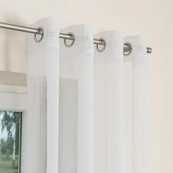 Hotová záclona Markizeta etamin bílá 140x250 cm oka