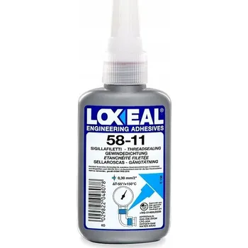 Průmyslové lepidlo Anaerobní lepidlo Loxeal 58-11 50 ml na závity – voda, plyn, vzduch, olej, zásady