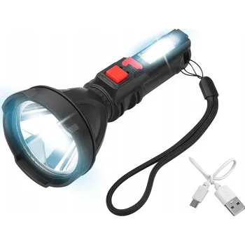 Svítilna Ruční svítilna L-830 1-LED+COB AKU. MICROUSB