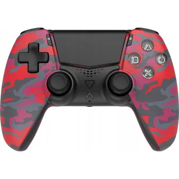 Gamepad Ovladač COBRA QSP575CRD v maskáčově červené barvě