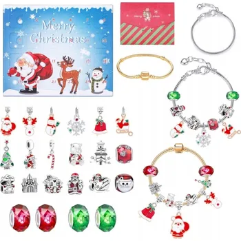 Vánoční dekorace Sada náramků vánoční | ADVENTBRACE