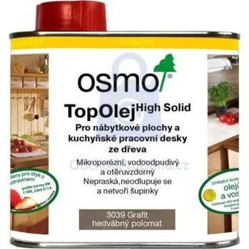 barva a nátěr na dřevo Olej top Grafit 3039, OSMO 5 ml, balení 1 ks