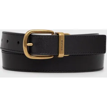 Opasek Kožený pásek Coach 72450 černá 99X, vel. S