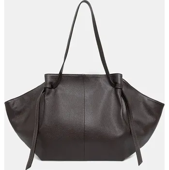 Kožená kabelka Answear.LAB 1427.hak hnědá 89X, vel. ONE SIZE