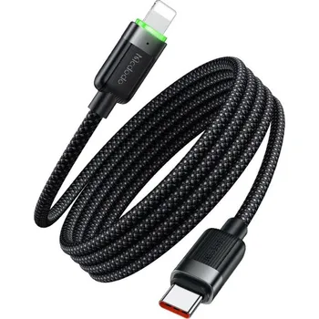 Mcdodo – datový kabel samonavíjecí série (CA-2010) – USB-C na Lightning, 36W, 1.2m – černý