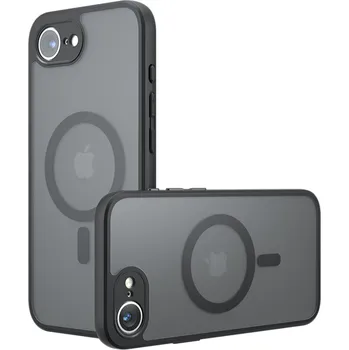 Pouzdro na mobilní telefon Techsuit PureFrost MagSafe pro iPhone 16e v matné černé