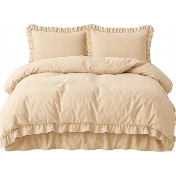 Povlečení Povlečení sada povlečení 220x200 s volánky, super prvotřídní, módní