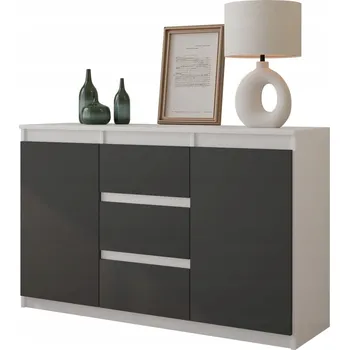 Komoda Komoda Furnica 120 x 35 x 75 cm bílá matná