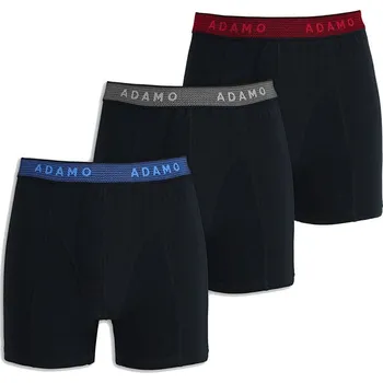 Boxerky Pánské spodní prádlo Adamo 129623-703 boxerky 3 pack barevná guma (4XL)