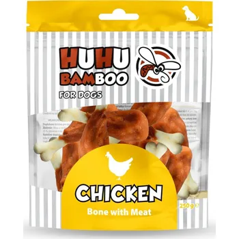 Pamlsek pro psa VO Huhubamboo kost s kuřecím 250g
