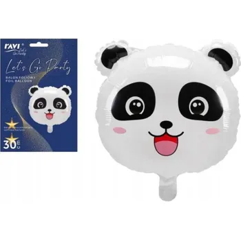 Balónek Fóliový balónek na hélium PANDA 30 cm