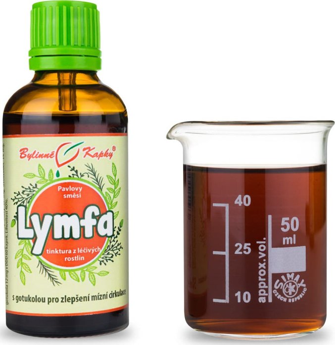 Bylinné kapky s.r.o. Lymfa tinktura 50 ml | Bylinné kapky