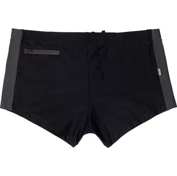 Pánské plavky Adamo 141724-700 pánské velké plavky černé (6XL)