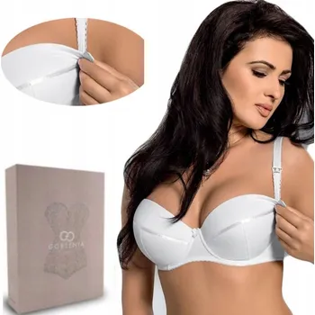 Podprsenka Kojící na kojení Gorsenia MK01 Ana 85C bílá