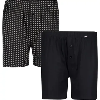 Boxerky Velké volné boxerky pánské spodní prádlo Adamo 129600-700 2 pak černé (5XL)