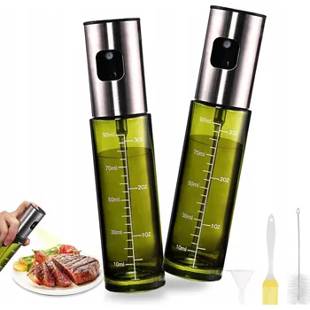 Nádoba na olej a ocet ROZPRAŠOVAČ NA OLEJ, OCET, TMAVÉ SKLO DÁVKOVAČ SKLENĚNÝ, MLHA 100ML