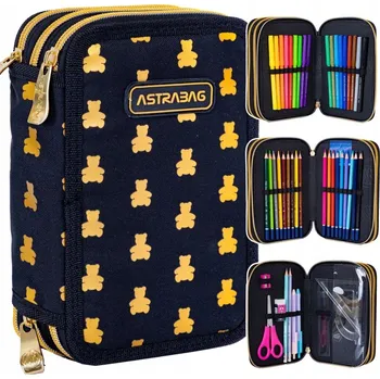 Penál Penál rozkládací trojitý Astra