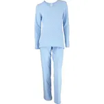 Pleas Dámské pyžamo s dlouhým rukávem světle modrá 2XL (184129-805-046)