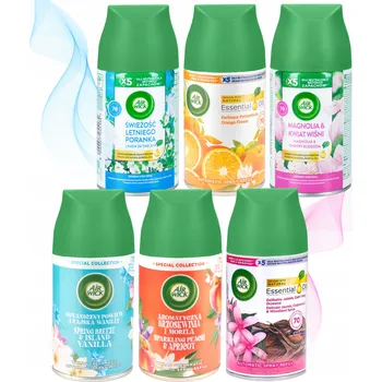 Osvěžovač vzduchu Sada 6 Náplní Air Wick Freshmatic 250ml - Náhradní Náplně do Osvěžovače Vzduchu - Mix Vůní