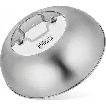 Pánev YOSUKATA Poklice 29 cm z oceli a skla – pro pánev Wok 30 cm