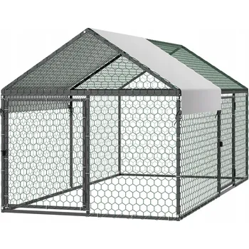 Pro ptáka VEVOR Kurník 1×2×1M Se Sedlovou Střechou, Ochrana Před Povětrnostními Vlivy